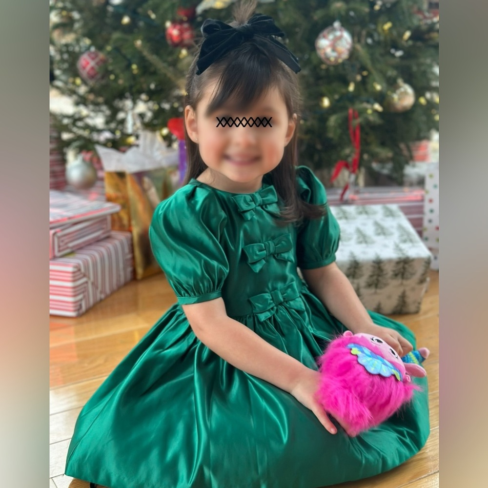 Janie and Jack Green Formal Kids Dress